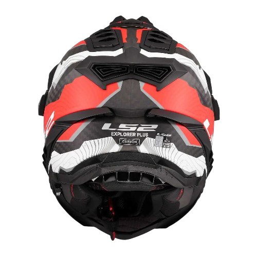 Мотошлем LS2 MX701 Explorer C Trick White Red S 467016531S фото