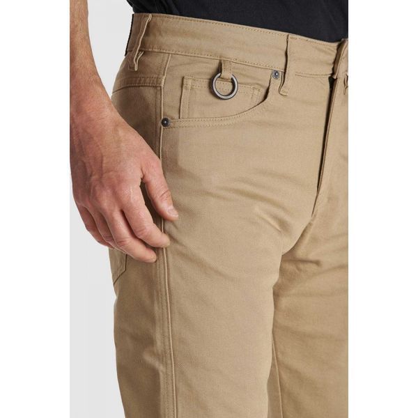 Мотоджинсы однослойные PandoMoto Robby Slim Beige W28-L34 78510494905-28-34 фото