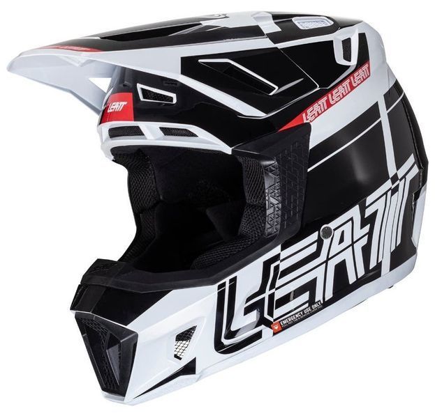 Шлем LEATT Helmet Moto 7.5 + Goggle [Black], M 1024060242 фото