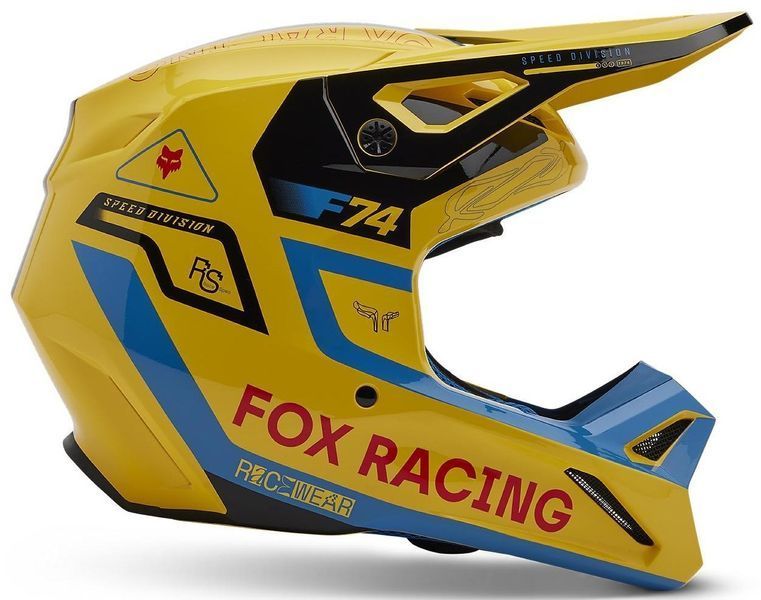 Шлем FOX V1 Helmet &ndash; RACE SPEC [Pale Yellow], L 33000-274-L фото