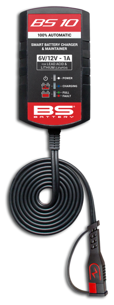 Зарядний пристрій BS Battery BS 10 - SMART CHARGER 6V/12V 1A 700516 фото
