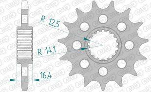 Зірка AFAM 525 Sprocket - KTM, 16z 61800-16 фото