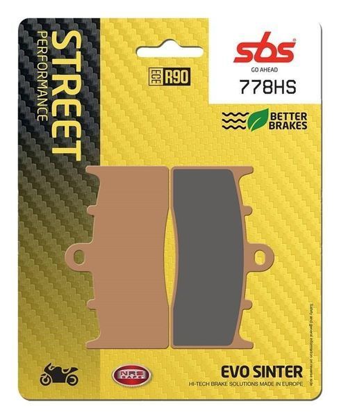 Гальмівні колодки SBS Performance Front Brake Pads, Sinter 778HS фото