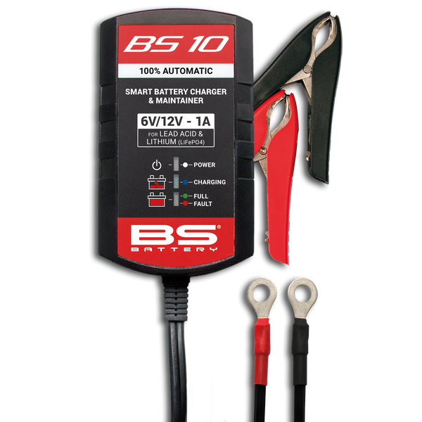 Зарядний пристрій BS Battery BS 10 - SMART CHARGER 6V/12V 1A 700516 фото