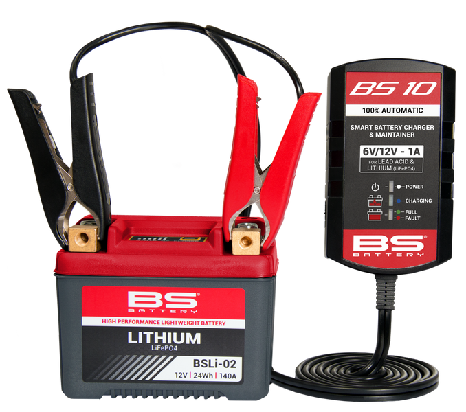 Зарядний пристрій BS Battery BS 10 - SMART CHARGER 6V/12V 1A 700516 фото
