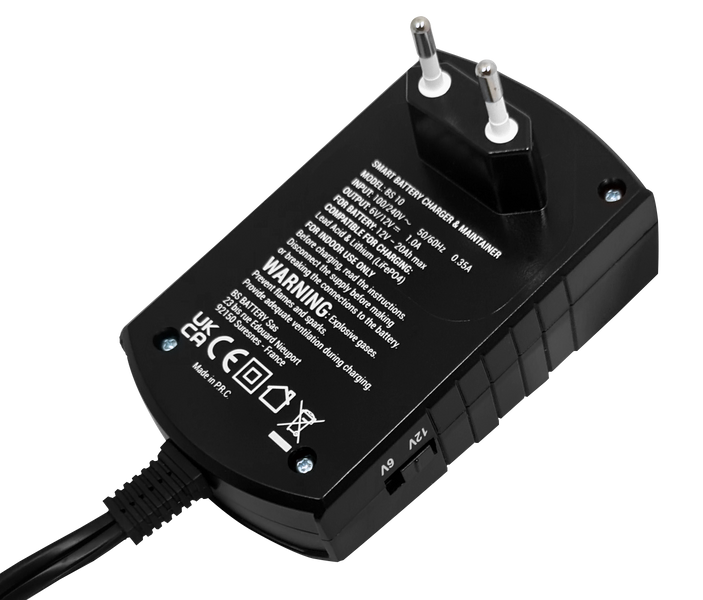 Зарядний пристрій BS Battery BS 10 - SMART CHARGER 6V/12V 1A 700516 фото