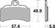 Гальмівні колодки SBS Racing Brake Pads, EVO Sinter/Sinter 963RSI фото 1