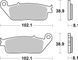 Тормозные колодки SBS Track Days Front Brake Pads, Sinter 627RST фото 1