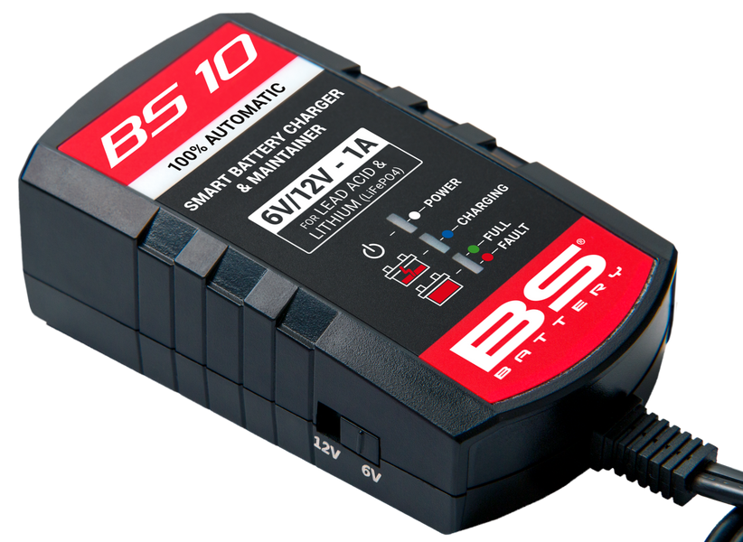 Зарядний пристрій BS Battery BS 10 - SMART CHARGER 6V/12V 1A 700516 фото