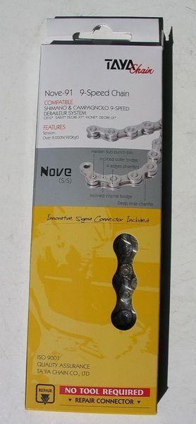 Цепь TAYA Nove-91 Silver/Silver 9sp Nove-91-Si фото