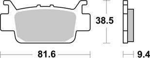 Тормозные колодки SBS Upgrade Brake Pads, EVO Sinter/Sinter 975PSI фото