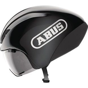 Велошолом спортивний ABUS GAMECHANGER TT 1.1 shiny black S 380754 фото