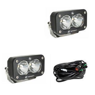 Пара светодиодных вспомогательных фар Baja Designs S2 Sport Black LED, универсальная 547801 фото
