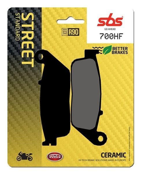 Тормозные колодки SBS Standard Brake Pads, Ceramic 630HF фото