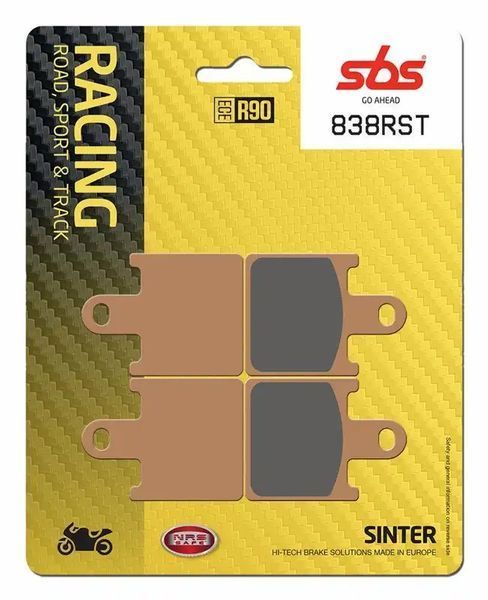 Гальмівні колодки SBS Track Days Front Brake Pads, Sinter 838RST фото