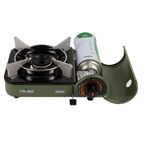 Газова плита Tribe Mini портативна T-HD-0010, olive T-HD-0010-olive фото