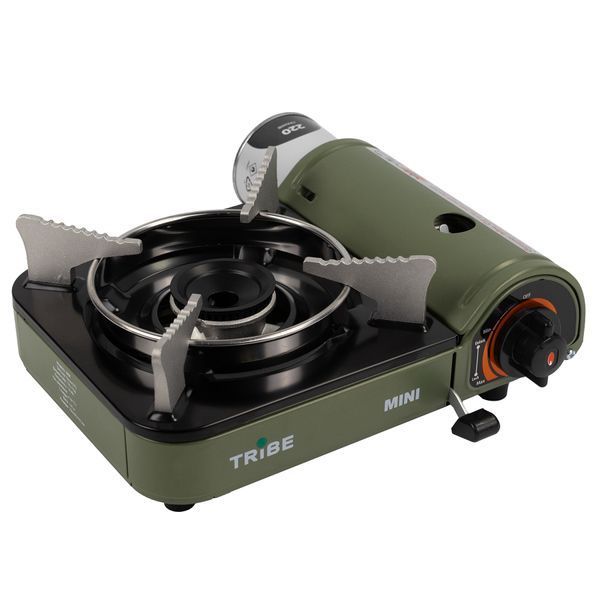 Газова плита Tribe Mini портативна T-HD-0010, olive T-HD-0010-olive фото