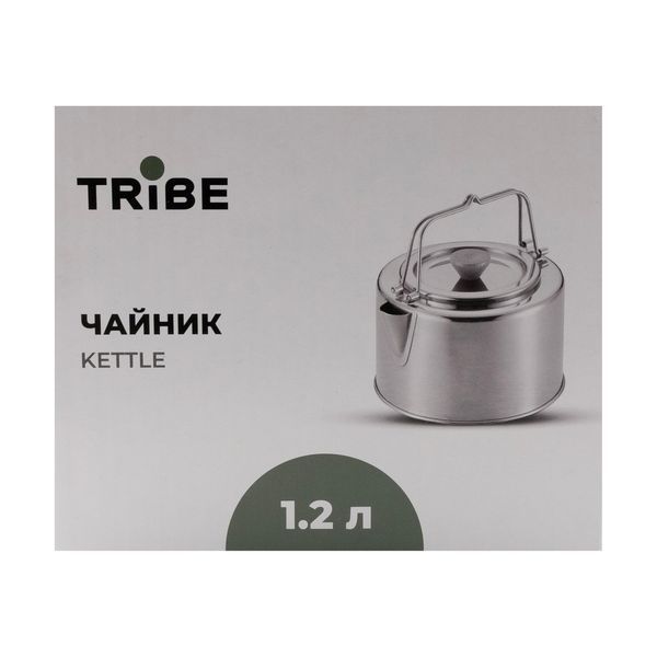 Чайник Tribe Kettle 1,2 л сталевий T-FI-0010-metal T-FI-0010-metal фото