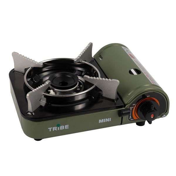 Газова плита Tribe Mini портативна T-HD-0010, olive T-HD-0010-olive фото