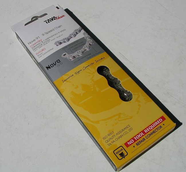 Цепь TAYA Nove-91 Silver/Silver 9sp Nove-91-Si фото