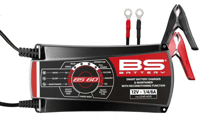 Зарядний пристрій BS Battery BS60 - PRO SMART CHARGER 12V 1A/4A/6A 700532 фото