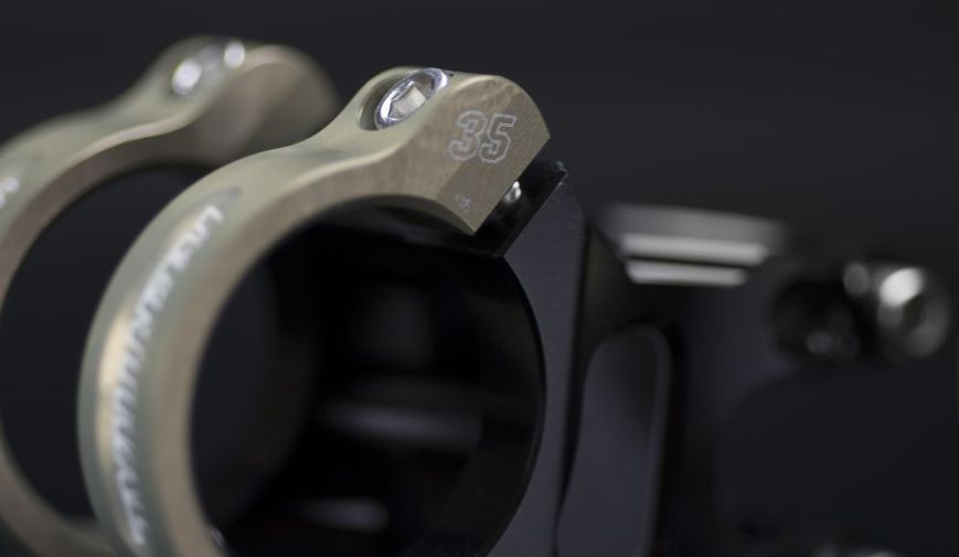 Винос керма Renthal Apex 35 Stem, Rise 40 mm STM118-BKAG фото