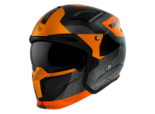 Мотошлем MT STREETFIGHTER SV S Totem B4 Matt Orange ECE2206 XS 000002626_5 фото