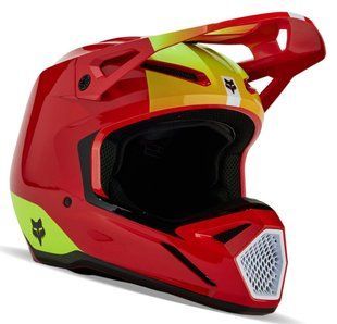 Шолом FOX YTH V1 HELMET - BALLAST [Flo Red], YL 31401-110-YL фото
