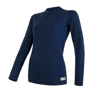 Термофутболка жіноча Sensor Merino DF LS deepblue 19200033, SW11M-deep-blue-M SW11M-deep-blue-M фото