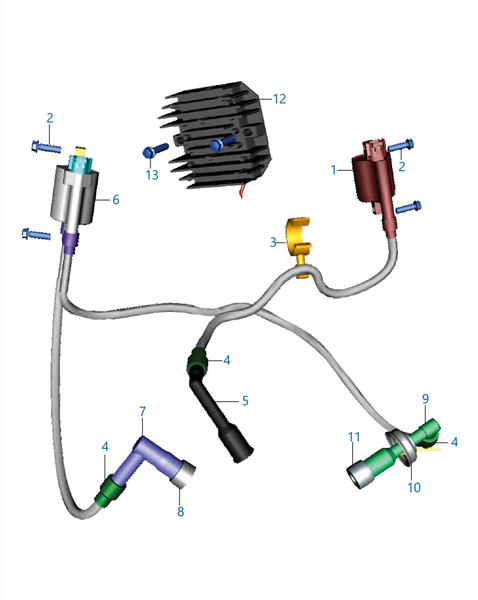 Котушка запалювання з контактором Bajaj Dominar 400 UG,400 UG2 DT351202 фото