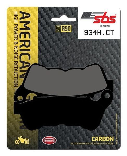 Гальмівні колодки SBS High Power Brake Pads, Carbon 934H.CT фото