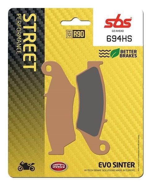 Гальмівні колодки SBS Performance Front Brake Pads, Sinter 694HS фото