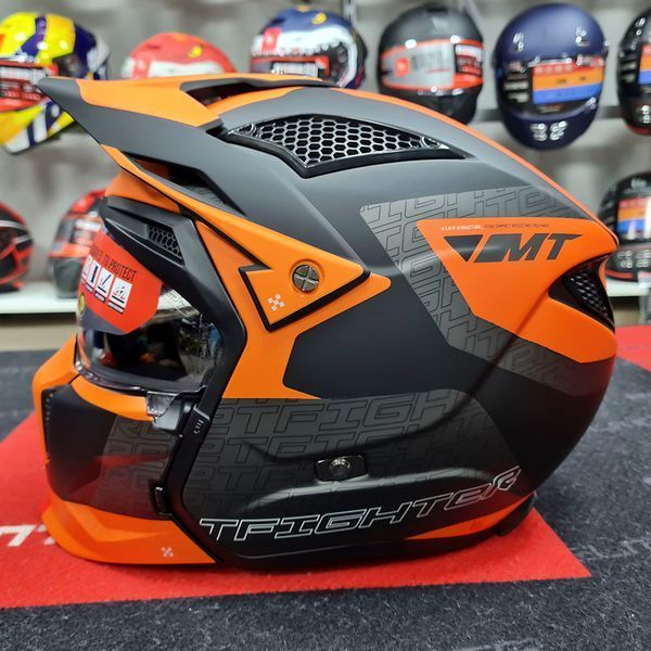 Мотошлем MT STREETFIGHTER SV S Totem B4 Matt Orange ECE2206 XS 000002626_5 фото