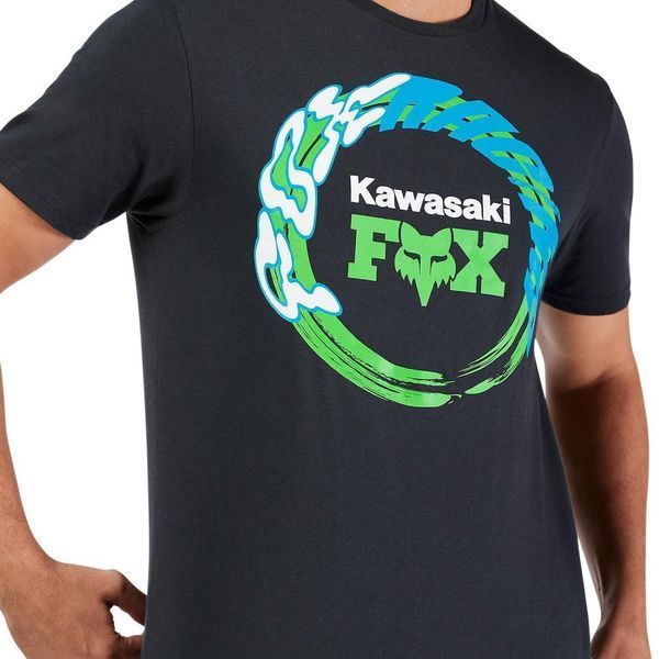 Футболка FOX Short Sleeve Tee - KAWI&reg; [Black], XL 33424-001-XL фото