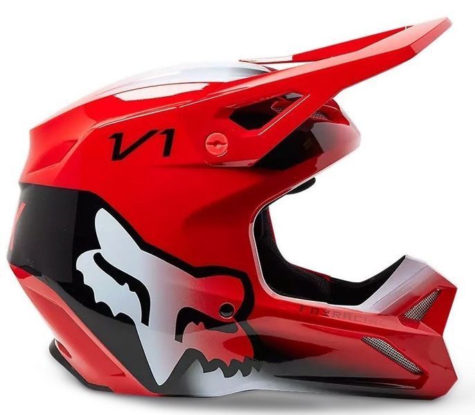 Шлем FOX V1 TOXSYK HELMET [Flo Red], L 29659-110-L фото
