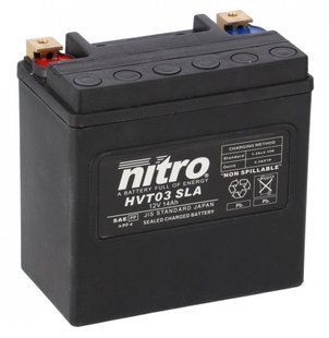 Акумулятор NITRO HVT V-Twin Battery [14 Ah], CCA 240 (A) HVT-03-SLA фото