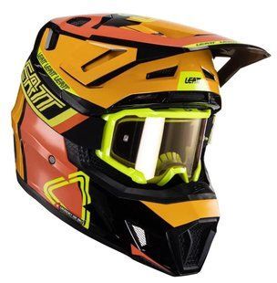 Шолом LEATT Helmet Moto 7.5 + Goggle [Citrus], M 1024060282 фото