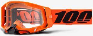 Окуляри 100% RACECRAFT 2 Goggle [Neon Orange], Clear Lens 50009-00036 фото