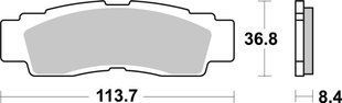 Тормозные колодки SBS Upgrade Brake Pads, EVO Sinter/Sinter 979PSI фото