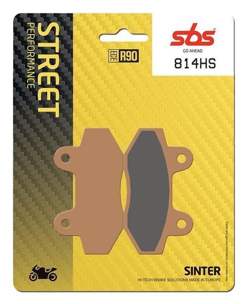 Гальмівні колодки SBS Performance Front Brake Pads, Sinter 814HS фото