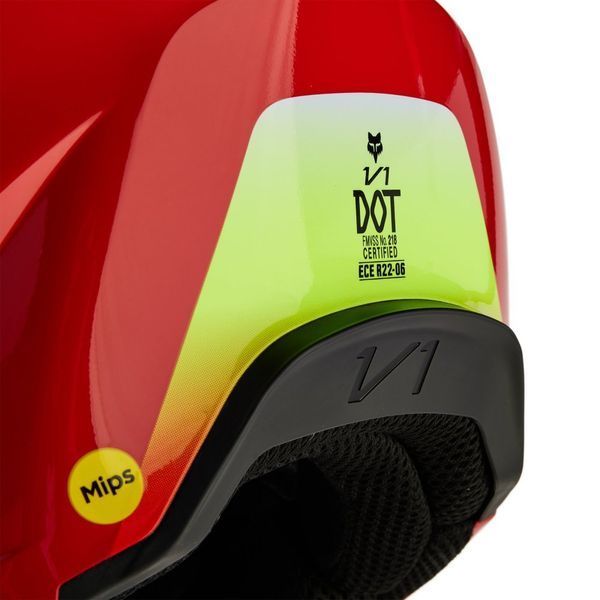 Шолом FOX V1 BALLAST HELMET [Flo Red], L 31373-110-L фото