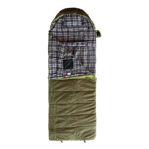 Спальний мішок Tramp Kingwood Regular ковдра лівий dark-olive/grey 220/80 UTRS-053R UTRS-053R-L фото