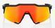 Очки 100% SpeedCraft HiPER Sunglasses [Soft Tact Black], HiPER Red Lens 61001-412-01 фото 3