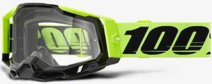 Окуляри 100% RACECRAFT 2 Goggle [Neon Yellow], Clear Lens 50009-00037 фото