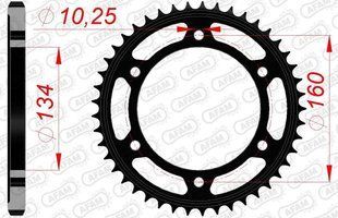 Звезда AFAM Steel Sprocket 525 [Black], 45z 10617-45 фото