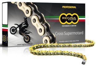 Цепь Regina RX3 Chain &ndash; 420 [Gold], 420-140L / No Seal 124RX3/011 фото