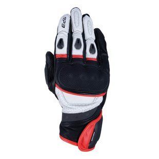 Мотоперчатки Oxford RP-3 2.0 MS Short Sports Glove Black / White / Red (S) GM183203S фото