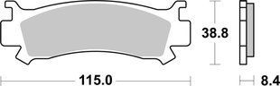 Тормозные колодки SBS Upgrade Brake Pads, EVO Sinter/Sinter 981PSI фото