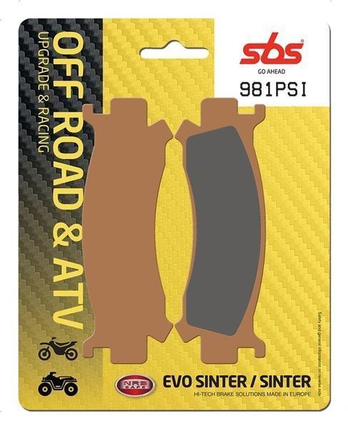 Тормозные колодки SBS Upgrade Brake Pads, EVO Sinter/Sinter 981PSI фото