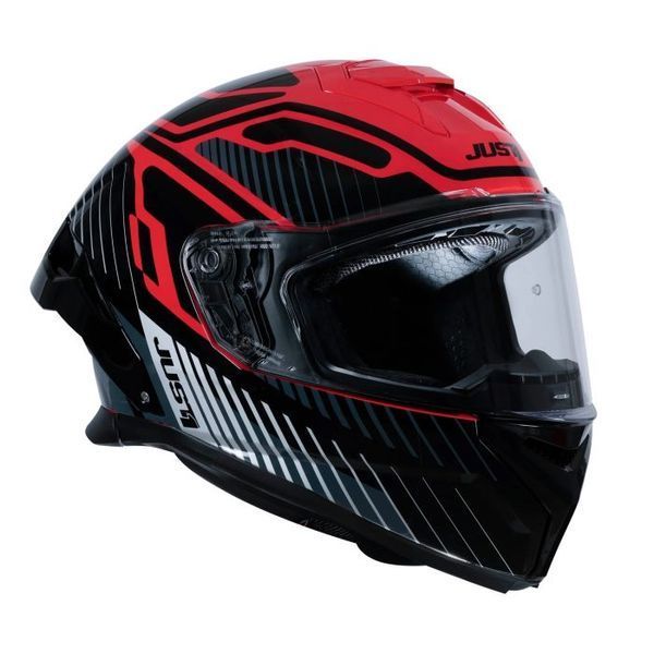 Мотошолом Just1 J-STR Tactical Silver Red Gloss XL 603039017100306 фото